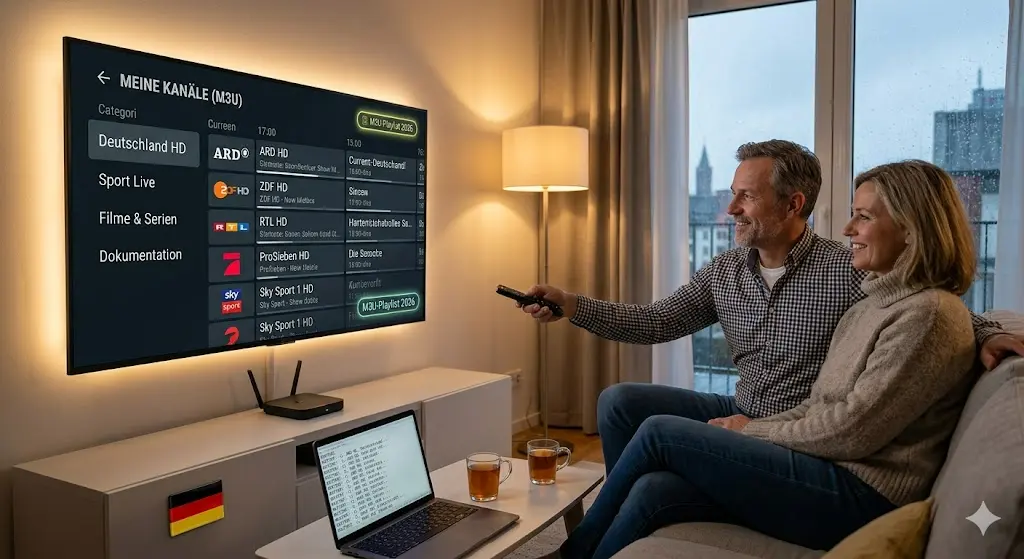 IPTV M3U Guide 2026: Playlists einrichten & beste Anbieter