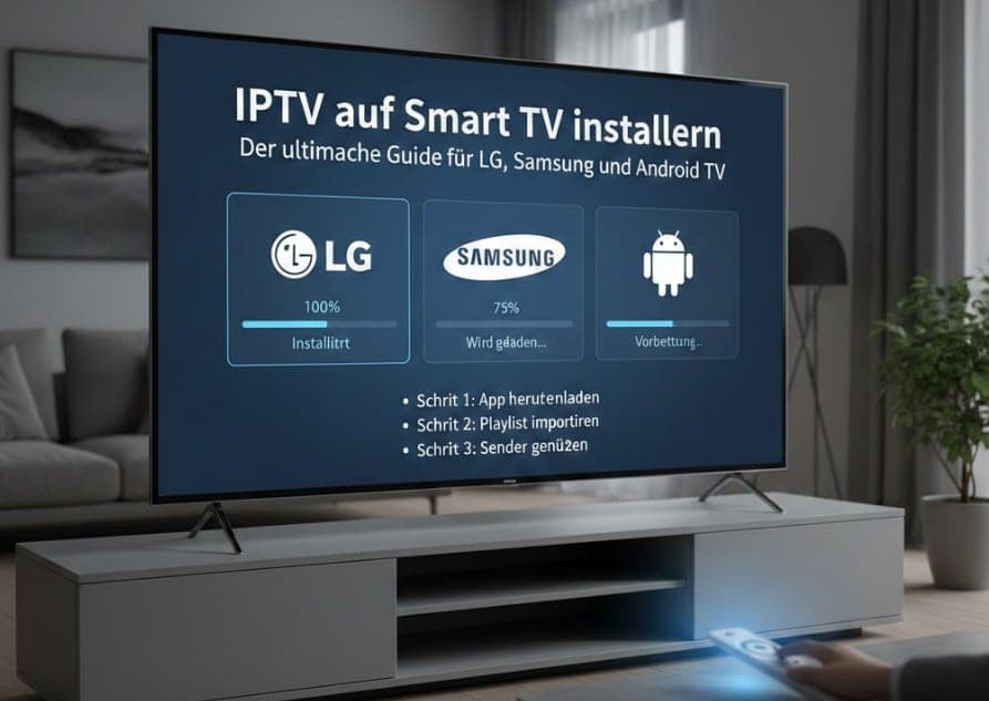 IPTV auf Smart TV installieren: Der ultimative Guide für LG, Samsung und Android TV